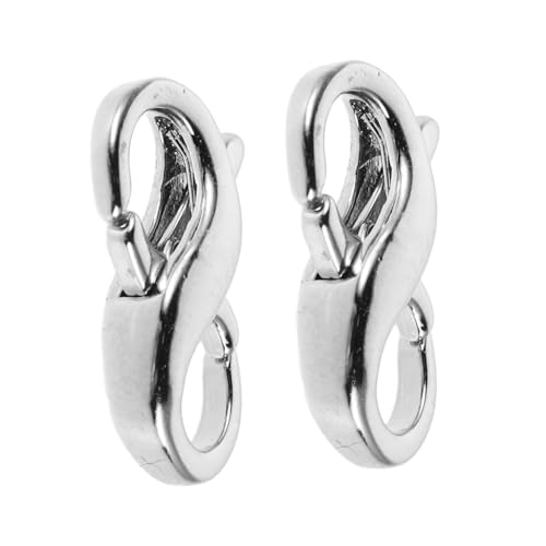 Gatuida 2 Stück Metall Lobster Clips für Armbänder und Diy Schmuck Zubehör für Bastelprojekte und Einfache Montage von Gatuida