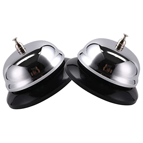 Gatuida 2 Stück Metall Serviceglocke Einzigartige Tischglocke für Restaurant Hotel und Haustiertraining Lauter Klingelton als Essensglocke für Unterricht Gatuida 2 Stück Metall Serviceglocke Einzigartige Tischglocke für Restaurant Hotel und Haustiertraining Lauter Klingelton als Essensglocke für Unterricht von Gatuida