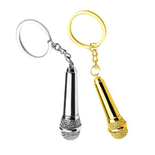 Gatuida 2 Stück Mikrofon Schlüsselanhänger Schlüsselanhänger Musikliebhaber Schlüsselanhänger Musik Schlüsselanhänger Schlüsselanhänger Für Rucksack Mikrofon Charm Süße Gatuida 2 Stück Mikrofon Schlüsselanhänger Schlüsselanhänger Musikliebhaber Schlüsselanhänger Musik Schlüsselanhänger Schlüsselanhänger Für Rucksack Mikrofon Charm Süße von Gatuida