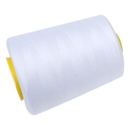Gatuida 2 Stück Polyester Nähgarn Yards Schwarz und Weiß Strapazierfähige Nähfäden für DIY Quilting und Bekleidungsprojekte für Nähmaschinen und Handarbeiten von Gatuida