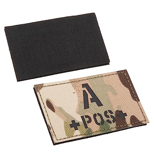 Gatuida 2 Stück Reflektierende Blutgruppen Patches Camouflage mit Military Abzeichen für Uniform Rucksack Weste Robustes Material Leicht Anzubringen Gatuida 2 Stück Reflektierende Blutgruppen Patches Camouflage mit Military Abzeichen für Uniform Rucksack Weste Robustes Material Leicht Anzubringen von Gatuida
