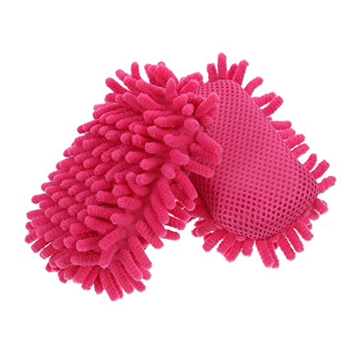 Gatuida 2 Stück Reinigungsschwamm Weißes Brett Tafelwischer Whiteboard-Radierer aus Mikrofaser Kreidebrett Radiergummis zum Zeichnen Radiergummi für weiße Boards Chenille und Schwamm Rosa von Gatuida