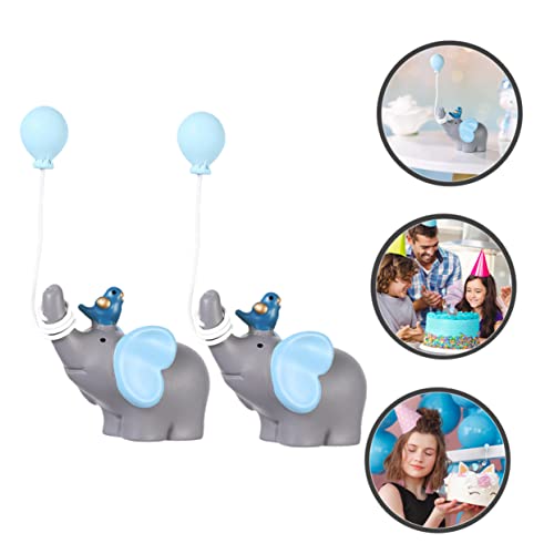 Gatuida 2 Stück Resin Miniaturen Niedliche Tierfiguren als Tortendeko Kleine Resin Figuren für Tisch und Regaldekoration für Geburtstag Hochzeit und Party von Gatuida