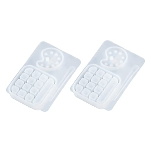 Gatuida 2 Stück Silikon Gießform für Epoxidharz DIY Farbpalette Langlebige und Flexible Resin Mold für Kreative Bastelprojekte und Gatuida 2 Stück Silikon Gießform für Epoxidharz DIY Farbpalette Langlebige und Flexible Resin Mold für Kreative Bastelprojekte und von Gatuida