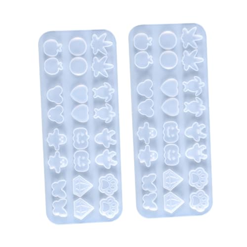 Gatuida 2 Stück Silikon Ohrstecker Gießform Flexibel Transparent nicht Klebend Einfach zu Reinigen DIY Schmuckherstellung Zubehör Gatuida 2 Stück Silikon Ohrstecker Gießform Flexibel Transparent nicht Klebend Einfach zu Reinigen DIY Schmuckherstellung Zubehör von Gatuida