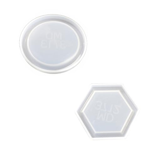 Gatuida 2 Stück Silikonform Tablett DIY Harzform Hexagon Rund Silikon Tray Mold Epoxidharz Gießform Langlebig Weich Rutschfest für Kreative Bastelprojekte Gatuida 2 Stück Silikonform Tablett DIY Harzform Hexagon Rund Silikon Tray Mold Epoxidharz Gießform Langlebig Weich Rutschfest für Kreative Bastelprojekte von Gatuida