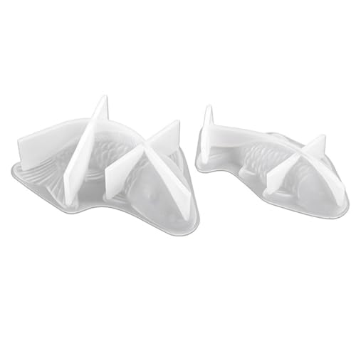 Gatuida 2 Stück Silikonform für DIY Fischkerzen und Seifen Teiliges Flexible Gießform Hochwertigem Material für Kreative Bastelprojekte und Einfache Entformung Gatuida 2 Stück Silikonform für DIY Fischkerzen und Seifen Teiliges Flexible Gießform Hochwertigem Material für Kreative Bastelprojekte und Einfache Entformung von Gatuida