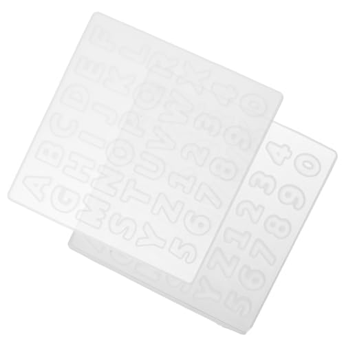 Gatuida 2 Stück Silikonformen für DIY Schmuckherstellung Flexible Transparente Buchstaben Zahlenmotive Wiederverwendbare Epoxidharz Gießform für Kreative Bastelprojekte Gatuida 2 Stück Silikonformen für DIY Schmuckherstellung Flexible Transparente Buchstaben Zahlenmotive Wiederverwendbare Epoxidharz Gießform für Kreative Bastelprojekte von Gatuida