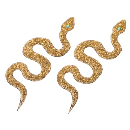 Gatuida 2 Stück Strass Schlangen Bügelflicken Snake Iron Patch für Kleidung Schuhe Hüte Taschen DIY Applikationen Verzierung Einfache Anwendung Gatuida 2 Stück Strass Schlangen Bügelflicken Snake Iron Patch für Kleidung Schuhe Hüte Taschen DIY Applikationen Verzierung Einfache Anwendung von Gatuida