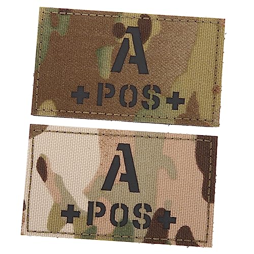 Gatuida 2 Stück Tarnmuster Reflexions Blutgruppen Aufnäher aus Strapazierfähigem mit für Uniformen Ausrüstung Taktische Kleidung und Nachtidentifikation Gatuida 2 Stück Tarnmuster Reflexions Blutgruppen Aufnäher aus Strapazierfähigem mit für Uniformen Ausrüstung Taktische Kleidung und Nachtidentifikation von Gatuida