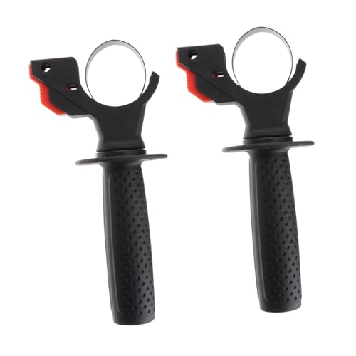 Gatuida 2 Stück Teilig Verstellbarer Frontgriff für Bohrhammer Ergonomischer Kunststoffgriff Langlebig Einfache Montage für Schlagbohrmaschine und Elektrohämmer Gatuida 2 Stück Teilig Verstellbarer Frontgriff für Bohrhammer Ergonomischer Kunststoffgriff Langlebig Einfache Montage für Schlagbohrmaschine und Elektrohämmer von Gatuida