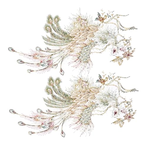 Gatuida 2 Stück Teiliges Chinesische Vogel Stickerei Applikationen zum Aufnähen Langlebige Tier Patches für Kleidung Taschen Mäntel Einfache DIY Nähzubehör für Diverse Stoffe Gatuida 2 Stück Teiliges Chinesische Vogel Stickerei Applikationen zum Aufnähen Langlebige Tier Patches für Kleidung Taschen Mäntel Einfache DIY Nähzubehör für Diverse Stoffe von Gatuida