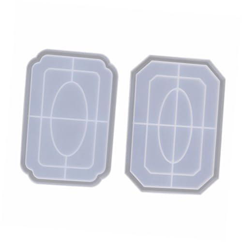 Gatuida 2 Stück Teiliges DIY Resin Gießform Octagonal Snack Tray Mold für Obstteller Kreative Silikonform für Epoxidharz Bastelprojekte Kompakt und Leicht von Gatuida