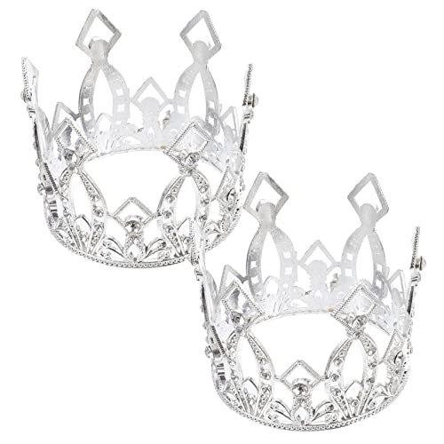 Gatuida 2 Stück Teiliges Mini kronen Cake Topper Silber Dekorative Tortendeko für Geburtstagstorten Festliche Tischdekoration Vielseitig Einsetzbar für Party und Anlass Gatuida 2 Stück Teiliges Mini kronen Cake Topper Silber Dekorative Tortendeko für Geburtstagstorten Festliche Tischdekoration Vielseitig Einsetzbar für Party und Anlass von Gatuida