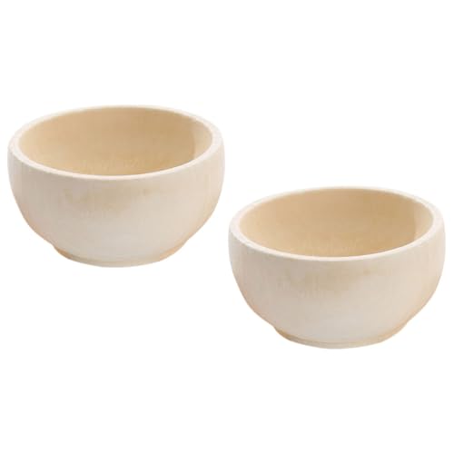 Gatuida 2 Stück Teiliges Naturbelassene Kleine Holzschalen zum Bemalen DIY Holzdekoration für Einzigartiges Holzhandwerk Gatuida 2 Stück Teiliges Naturbelassene Kleine Holzschalen zum Bemalen DIY Holzdekoration für Einzigartiges Holzhandwerk von Gatuida