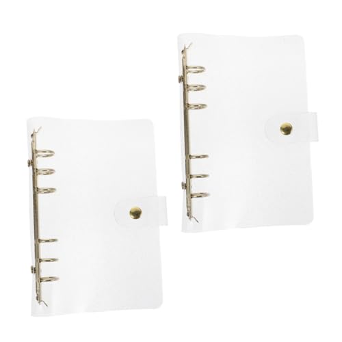 Gatuida 2 Stück Teiliges PVC Ringordner Hüllen Transparente Goldfarbene Schnellhefter Schutzhüllen Wiederverwendbare Langlebige Notizbuch Cover für Büro Zuhause und Reise Gatuida 2 Stück Teiliges PVC Ringordner Hüllen Transparente Goldfarbene Schnellhefter Schutzhüllen Wiederverwendbare Langlebige Notizbuch Cover für Büro Zuhause und Reise von Gatuida