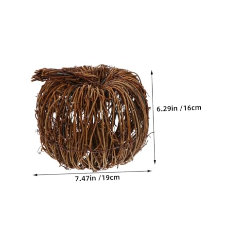 Gatuida 2 Stück Teiliges Rattan Kürbis Natürliche Struktur Langlebig und Wiederverwendbar Leichtes Halloween Party Herbstliche Tischdekoration für Erntedankfest und Feierlichkeiten Gatuida 2 Stück Teiliges Rattan Kürbis Natürliche Struktur Langlebig und Wiederverwendbar Leichtes Halloween Party Herbstliche Tischdekoration für Erntedankfest und Feierlichkeiten von Gatuida