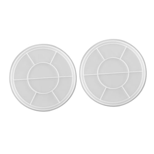 Gatuida 2 Stück Teiliges Rundes Silikonform für DIY Epoxidharz Tray Flexible Transparente Gießform für Obst Dessert und Aufbewahrung Langlebige Silikonmold für Praktische Tabletts Gatuida 2 Stück Teiliges Rundes Silikonform für DIY Epoxidharz Tray Flexible Transparente Gießform für Obst Dessert und Aufbewahrung Langlebige Silikonmold für Praktische Tabletts von Gatuida