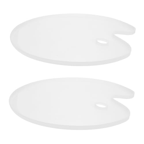 Gatuida 2 Stück Teiliges Silikon Epoxidharz Gießform Flexible Wiederverwendbare DIY Malpalette für Kunsthandwerk mit Transparenter Form zum Einfachen Entnehmen und Reinigen Gatuida 2 Stück Teiliges Silikon Epoxidharz Gießform Flexible Wiederverwendbare DIY Malpalette für Kunsthandwerk mit Transparenter Form zum Einfachen Entnehmen und Reinigen von Gatuida