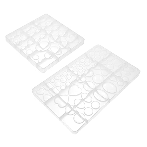 Gatuida 2 Stück Teiliges Silikon Gießform für Schmuckherstellung Flexible und Langlebige Resin Epoxidharz Anhänger Form Geeignet für DIY Bastelprojekte und Handwerkskunst von Gatuida