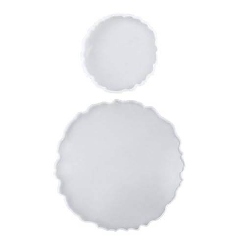 Gatuida 2 Stück Teiliges Silikon tablett formset Rundes DIY Gießform für Handgefertigte Aufbewahrungstabletts Langlebiges Silikonmaterial Vielseitig für Bastelprojekte mit Glitzer und Gatuida 2 Stück Teiliges Silikon tablett formset Rundes DIY Gießform für Handgefertigte Aufbewahrungstabletts Langlebiges Silikonmaterial Vielseitig für Bastelprojekte mit Glitzer und von Gatuida