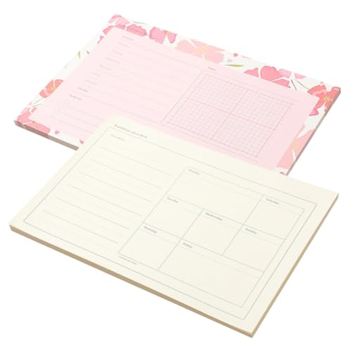 Gatuida 2 Stück Teiliges Wochenplaner mit Notizblock Tragbares Leichtes Design Weiche Papierseiten für Büro Schule und Persönliche Terminplanung Täglicher Organizer für Effektives Gatuida 2 Stück Teiliges Wochenplaner mit Notizblock Tragbares Leichtes Design Weiche Papierseiten für Büro Schule und Persönliche Terminplanung Täglicher Organizer für Effektives von Gatuida
