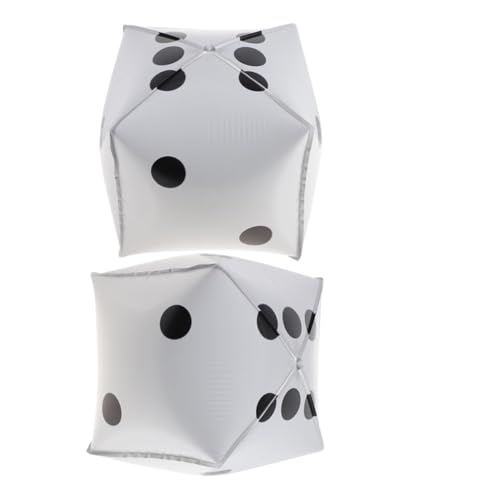 Gatuida 2 Stück Teiliges Würfel Luftballons aus Aluminiumfolie Würfelförmig Weiße Dekoration für Geburtstags Spielparty Party Deko für Familien Freundesfeiern Gatuida 2 Stück Teiliges Würfel Luftballons aus Aluminiumfolie Würfelförmig Weiße Dekoration für Geburtstags Spielparty Party Deko für Familien Freundesfeiern von Gatuida