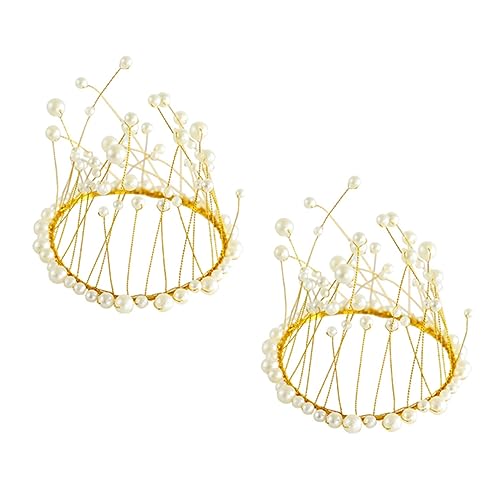 Gatuida 2 Stück Tortenstecker Elegante Dekoration für Hochzeits und Geburtstagskuchen Bezaubernde Backornamente für Feierliche Anlässe von Gatuida