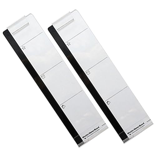 Gatuida 2 Stück Transparente Memo Boards für Computer Monitore Haftnotizen und Erinnerungen für Schreibtisch Einfache Installation ohne Werkzeug Starker Halt für Büro und Zuhause von Gatuida