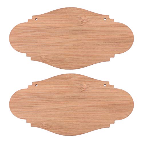 Gatuida 2 Stück Unlackierte Holzschild Plaques zum Basteln Dekorative Hängeschilder für DIY für Restaurant Hotel und Heimdekoration Gatuida 2 Stück Unlackierte Holzschild Plaques zum Basteln Dekorative Hängeschilder für DIY für Restaurant Hotel und Heimdekoration von Gatuida