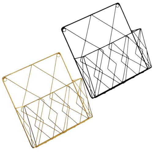 Gatuida 2 Stück Wandmontierter Dokumentenhalter Multifunktionales Aufbewahrungssystem für Büro und Zuhause Stabiler Aktenorganizer aus Platzsparend für Ordner Zeitschriften und Notizen Gatuida 2 Stück Wandmontierter Dokumentenhalter Multifunktionales Aufbewahrungssystem für Büro und Zuhause Stabiler Aktenorganizer aus Platzsparend für Ordner Zeitschriften und Notizen von Gatuida