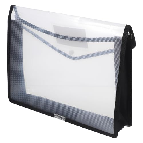 Gatuida 2 Stück Wasserdichte Dokumententasche Transparente Datei Organizer mit Druckknopf für Quittungen und Karten Praktische Aufbewahrungslösung für Büro und Reisen von Gatuida