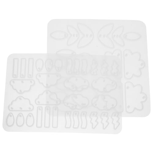 Gatuida 2 Stück Wolken Design für Epoxidharz Diy Schmuck Mould für Handgefertigte Ohrringe und Anhänger für Kreative Projekte Gatuida 2 Stück Wolken Design für Epoxidharz Diy Schmuck Mould für Handgefertigte Ohrringe und Anhänger für Kreative Projekte von Gatuida