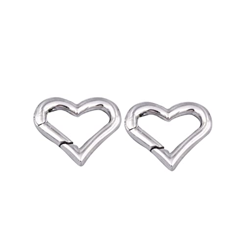 Gatuida 2 Stücke Herzform Federbuckle Kletterbuckle für Outdoor Sportarten Multifunktionale Karabiner für Camping Angeln und Reisen Gatuida 2 Stücke Herzform Federbuckle Kletterbuckle für Outdoor Sportarten Multifunktionale Karabiner für Camping Angeln und Reisen von Gatuida
