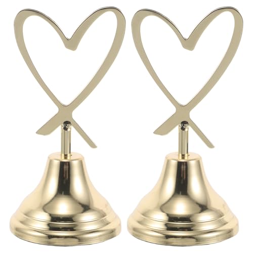 Gatuida 2 stücke Herz Form Karte Halter Karten Stehen Name Menü Clips Für Hochzeit Jahrestag Geburtstag Party Büro Und Zu Hause Tisch Nummer Memo von Gatuida