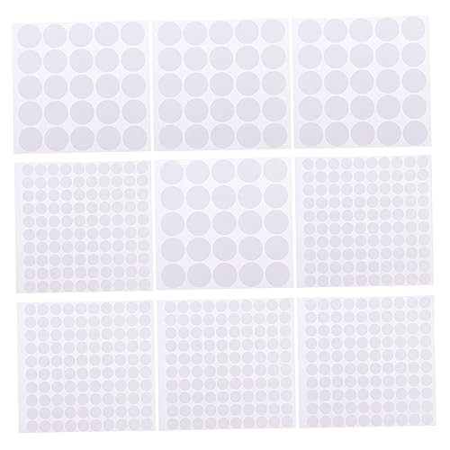 Gatuida 20 Blatt Rundes Doppelseitiges Klebepad Selbstklebende Montagepunkte für DIY Bastelarbeiten Stark Haftend Rückstandsfrei Transparent für Scrapbook Karten Luftballons und von Gatuida