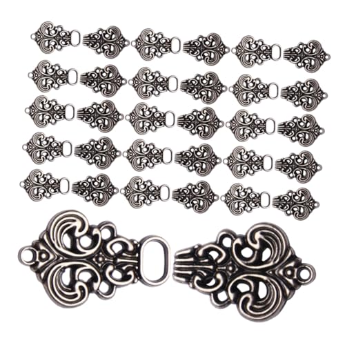 Gatuida 20 Paare Vintage Hanfu Cardigan Verschlussclips mit Wolkenmuster Hohler Antiker Knöpfe für Strickjacken Schals und Mäntel Zuverlässiger Schnappverschluss mit Mutter-struktur Gatuida 20 Paare Vintage Hanfu Cardigan Verschlussclips mit Wolkenmuster Hohler Antiker Knöpfe für Strickjacken Schals und Mäntel Zuverlässiger Schnappverschluss mit Mutter-struktur von Gatuida