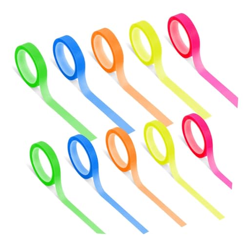 Gatuida 20 Rollen Transparente Multifunktionale Page Marker aus Hochwertigem Material Wasserfest Beschriftbar Farben Breit Praktische Haftstreifen für Büro Schule Professionelle von Gatuida