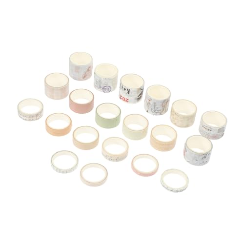 Gatuida 20 Rollen Vintage Washi Tape Klebeband Scrapbook DIY Basteln Dekorativ für Tagebuch Geschenkverpackung und Planer Kreative Papierbänder für Handwerk und Notizbuchgestaltung Gatuida 20 Rollen Vintage Washi Tape Klebeband Scrapbook DIY Basteln Dekorativ für Tagebuch Geschenkverpackung und Planer Kreative Papierbänder für Handwerk und Notizbuchgestaltung von Gatuida