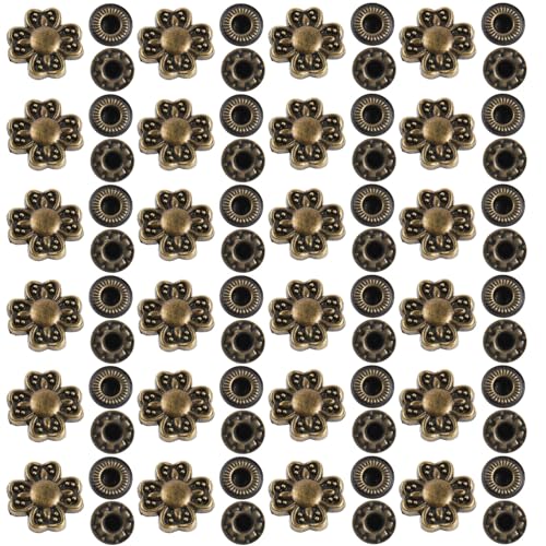Gatuida 20 Sätze Teiliges Zinklegierung Druckknöpfe Retro Bronze Wallet Schnallen DIY Basteln Langlebige Praktische Metallverschluss Knöpfe für Geldbörsen und Taschen Gatuida 20 Sätze Teiliges Zinklegierung Druckknöpfe Retro Bronze Wallet Schnallen DIY Basteln Langlebige Praktische Metallverschluss Knöpfe für Geldbörsen und Taschen von Gatuida