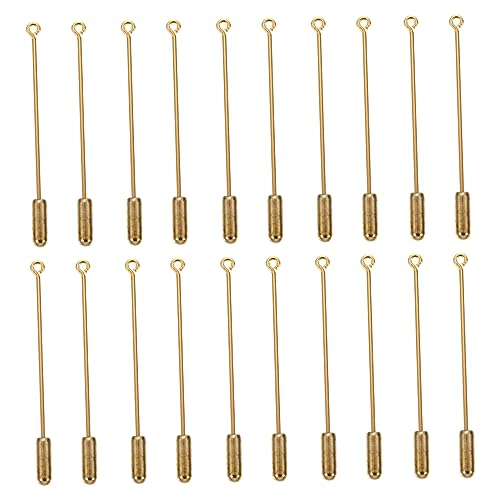 Gatuida 20 Stück Brosche Kupplungsstift Brief Stifte Schmuck Nadelöhr Farbig Reversnadel Selber Machen Anstecknadel Stick Lange Nadelnadel Stecknadel Aus Metall Kleidernadel Golden Kupfer Gatuida 20 Stück Brosche Kupplungsstift Brief Stifte Schmuck Nadelöhr Farbig Reversnadel Selber Machen Anstecknadel Stick Lange Nadelnadel Stecknadel Aus Metall Kleidernadel Golden Kupfer von Gatuida
