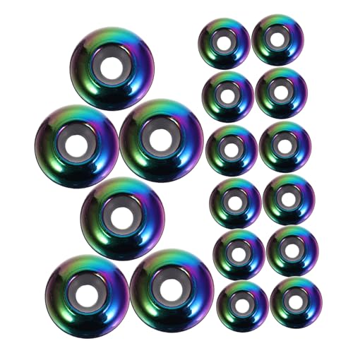 Gatuida 20 Stück Bunte Glänzende Zwischenperlen mit Gummiring für Diy Armbänder und Langlebige Schmuckherstellung Gatuida 20 Stück Bunte Glänzende Zwischenperlen mit Gummiring für Diy Armbänder und Langlebige Schmuckherstellung von Gatuida