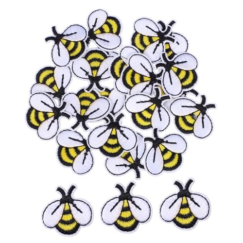 Gatuida 20 Stück Cartoon Bienen Stoffaufnäher Gestickt Dekorative Applikationen zum Nähen und Aufbügeln Farbenfrohe Patches für Jeans Taschen Kleidung DIY Langlebige Textilaufnäher Gatuida 20 Stück Cartoon Bienen Stoffaufnäher Gestickt Dekorative Applikationen zum Nähen und Aufbügeln Farbenfrohe Patches für Jeans Taschen Kleidung DIY Langlebige Textilaufnäher von Gatuida