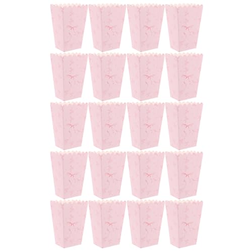 Gatuida 20 Stück Charmante Rosa Snackboxen mit Schleifen für Geburtstagsfeiern Hochzeiten Kinoabende und Besondere Anlässe Gatuida 20 Stück Charmante Rosa Snackboxen mit Schleifen für Geburtstagsfeiern Hochzeiten Kinoabende und Besondere Anlässe von Gatuida