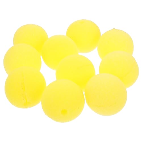 Gatuida 20 Stück Gelbe Clownnasen aus Professionelles Cosplay Zubehör für Maskeraden Partys und Bühnenaufführungen für Halloween und Events von Gatuida