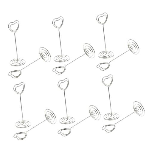 Gatuida 20 Stück Herzförmige Metall Notizklammern Tischkartenhalter Memo Foto Clips für Zuhause Hochzeit Büro Dekoration Gatuida 20 Stück Herzförmige Metall Notizklammern Tischkartenhalter Memo Foto Clips für Zuhause Hochzeit Büro Dekoration von Gatuida