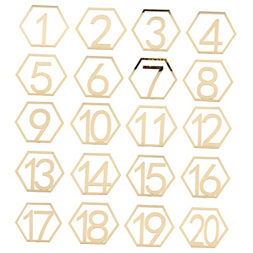 Gatuida 20 Stück Hochzeitstischkarten Dekorationen Mittelstücke Tischnummernhalter hochzeitstischdeko Tischnummern Bankett hochzeitsdeko Restaurant-Tischnummern Tischnummern aus Acryl Gatuida 20 Stück Hochzeitstischkarten Dekorationen Mittelstücke Tischnummernhalter hochzeitstischdeko Tischnummern Bankett hochzeitsdeko Restaurant-Tischnummern Tischnummern aus Acryl von Gatuida