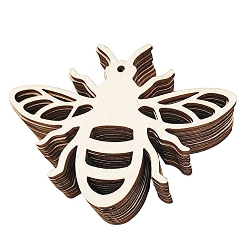 Gatuida 20 Stück Holz Anhänger Bienenmotiv Dekoration Holzscheiben zum Basteln Hochwertige Langlebige für Zuhause Büro und Kinderzimmer Gatuida 20 Stück Holz Anhänger Bienenmotiv Dekoration Holzscheiben zum Basteln Hochwertige Langlebige für Zuhause Büro und Kinderzimmer von Gatuida