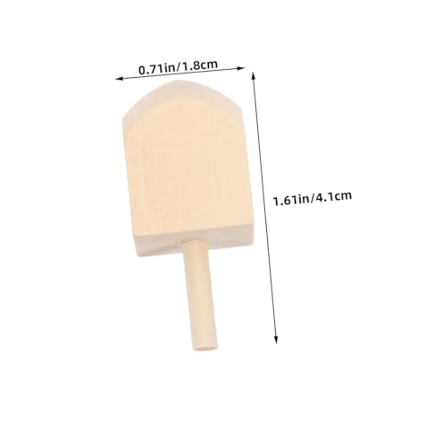 Gatuida 20 Stück Holz Dreidel für Hanukkah Unlackierte Naturbelassene Dreidel Spinning Tops mit Stiel Blanko DIY Bastelset für Kreative Chanukka Dekoration und Familienfest Gatuida 20 Stück Holz Dreidel für Hanukkah Unlackierte Naturbelassene Dreidel Spinning Tops mit Stiel Blanko DIY Bastelset für Kreative Chanukka Dekoration und Familienfest von Gatuida