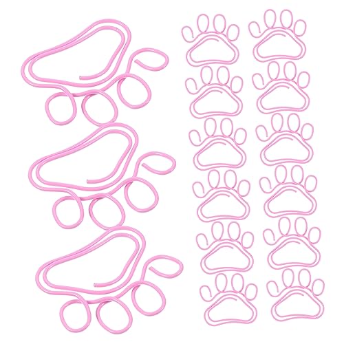Gatuida 20 Stück Katzenpfoten Büroklammern Niedliche Papierclips für Dokumente und Notizen Vielseitige Clip Klammern Rosa für Büro Schule und Kreative Projekte Gatuida 20 Stück Katzenpfoten Büroklammern Niedliche Papierclips für Dokumente und Notizen Vielseitige Clip Klammern Rosa für Büro Schule und Kreative Projekte von Gatuida